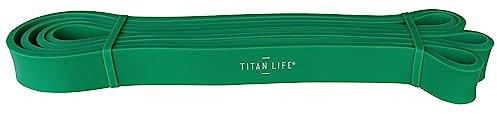 TITAN LIFE PRO Power Band. Grün. 200 x 2,2 x 0,45 cm. Strapazierfähiges, elastisches Material. Widerstand: 11-30 kg