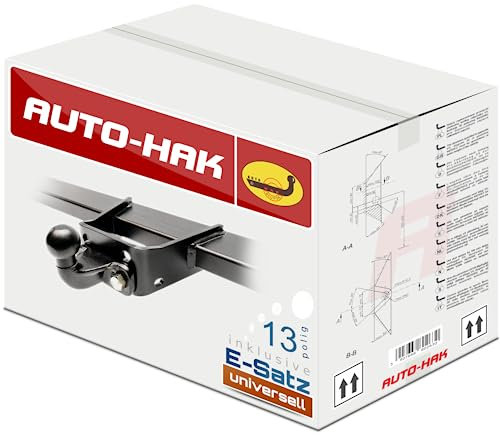 AUTO-HAK NEU Anhängerkupplung AHK starr mit Flanschkugel kompatibel mit Mitsubishi Canter 1993-12.2015 mit 7-polig Universal-Elektrosatz/E-Satz