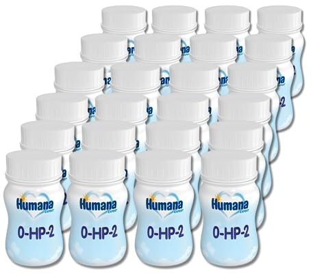 Humana 0-HP-2 Expert trinkfertig, von Geburt an, Lebensmittel für besondere medizinische Zwecke zum Diätmanagement bei Frühgeborenen mit Gewicht über 1.800 g und Bedarf an Aufholwachstum, 24 x 90 ml