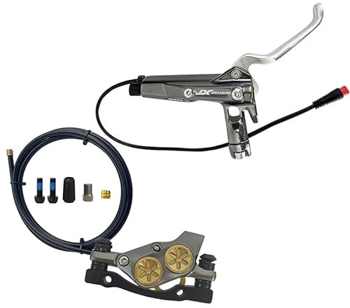 Fahrrad Hydraulische Scheibenbremse Rechts Vorne 950mm Für BMX MTB Aluminiumlegierung Bremse Mit Universal PM Caliper Adapter Für 160mm/180mm Rotoren