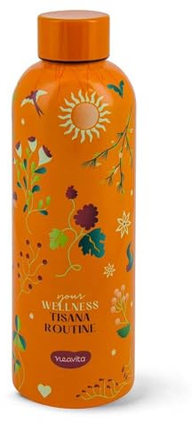 Neavita Tisana Routine - 4ever Bottle Thermos in Acciaio Arancione, 500ml
