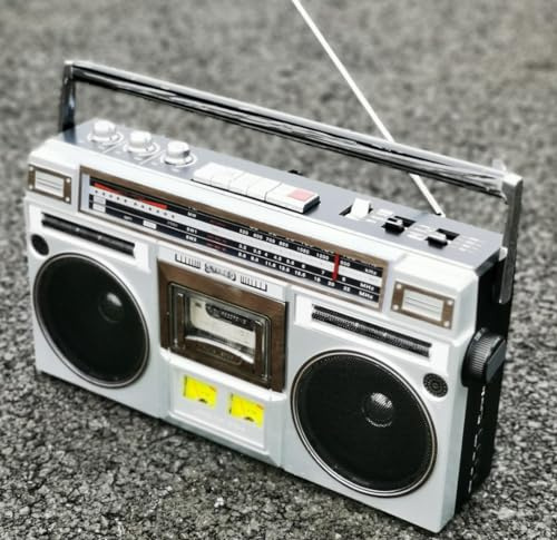Radio Cassette Player Recorder,Cassette Boombox,Cintas De Casete Reproducibles, con Radio Am/FM Y Refuerzo De Graves,Adecuado para Familias, Escuelas Y Restaurantes Antiguos