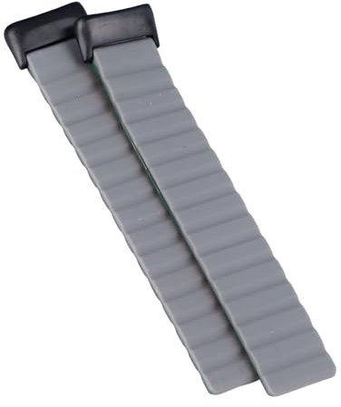 Cosiki Uhrenarmbänder, Professionelle 2-teilige Ersatzarmbänder, Bequemes Silikonarmband für Uhrenzubehör (OD Grün)