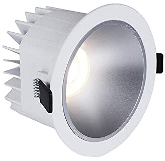 GHBSDNEPP Faretto Da Incasso Spotlight Del Bagno Ip45 Pannello a Soffitto Impermeabile Luce Incassata Da 20 W Rotonda in Alluminio Incorporato Lampade a Punto Di Downlight Arredamento Bagno Corridoio