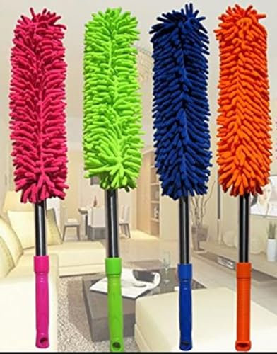 XL Extendable TELESCOPIC DUSTER -Wet or Dry Microfibre Chenille Duster