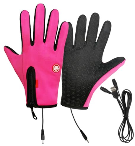 Cold Weather Hand Warmer Heating Gloves, Ladies Heated Gloves That Work With Phones, Electric Gloves Men Women, Hand Warmers Gloves For Travel Cycling Fishing Camping Running Skiing Hunting