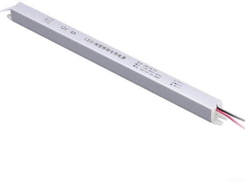 Trasformatore di alimentazione LED, AC220V a 12V, 1 driver 54A per barra luminosa e progetti di illuminazione (12V 48W-4A)