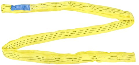 Sangle de levage 3T | Trois mètres à double œil de boucle de boucle de gréement en polyester | 6: 1 Facteur de protection pour les ports de navire/construction/machines |