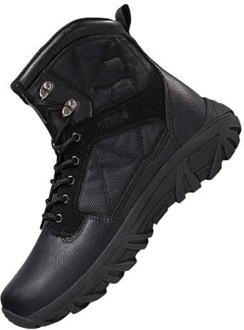 Generisch Botas militares para hombre, resistentes al agua, antideslizantes, botas de nieve, térmicas, botas de invierno de goma, zapatos de trekking, zapatos de senderismo, zapatillas deportivas para