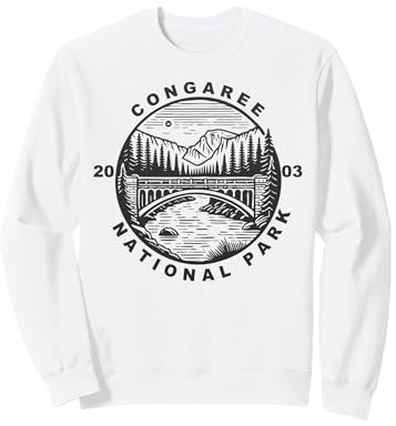 Parc National de Congaree, Pont Amoureux de la Nature et rivière Sweatshirt
