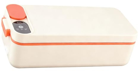 NVOQILIN Boîte à déjeuner chauffante sans fil rechargeable portable avec affichage numérique, garde au chaud automatique pour les repas de voyage en voyage