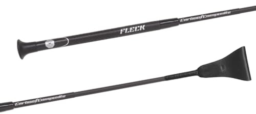 JA Horse JA0029 Fleck Carbon Ultralicht Springgerte, Schwarz, 60 cm | Superleichte Vollcarbon Springgerte mit rutschfestem Carbon-Griff – Maximale Kontrolle & Ultraleicht für Premium Springreiten
