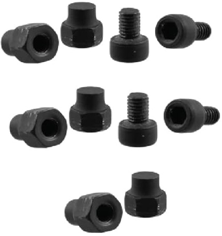 cyclingcolors 10x Schwarze Fahrradpedal Schraube für Freeride-Sportpedale Fahrrad