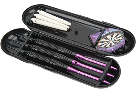 ERYUE Set di Freccette Professionali con Punta in Acciaio Inossidabile Maniglia Antiscivolo per Principianti Strumento per Freccette Portatile Giochi Divertenti Materiale in Acciaio Inossidabile