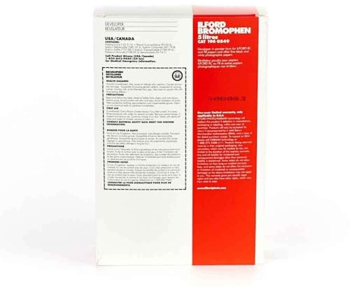 Ilford Bromophen Entwickler, Pulver, Dosierung für 5 Liter