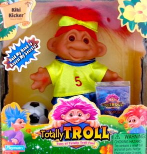 Totally Troll Kiki Kicker Figure - Soccer Troll Doll 5