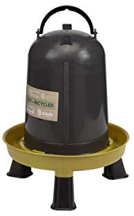 Kerbl Geflügeltränke mit Füßen, Wassertränke, Kunststoff Eco Recycle 5 Liter