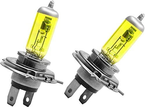 2x Jurmann H4 100/90W 12V Original Golden Vision Gelb Yellow Scheinwerfer Ersatz Halogen Lampe Off-Road