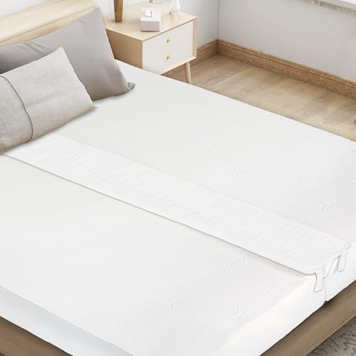 Bed Bridge Twin to King Converter Kit - Adjustable V-Shape Connector -Extra Wide Bed Gap Filler - Non-Slip Design Mattress Connector - Light Upgrade Easily Combine - Storage Bag Included