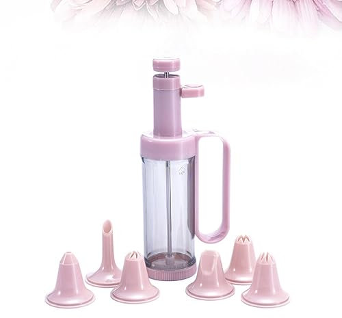 Healvian Decoration Tip for Cookie Press Baking Tools Plastic Cookie Decorating Machine Comfort Grip for Buttercream Piping and Dessert Decorator