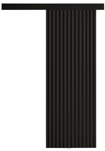 KIER FURNITURE Schiebetür Komplettset BELMO 70 - Innentüren Komplettset - Wohnzimmer Schiebetür - Modern Schiebetüren - Sliding Door - Tür Graphit 76 x 205 x 1,6 cm