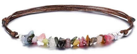 JSDDE Chakra Armband geflochten einstellbar Perlenarmband Heilsteine Edelsteine Armband Glücksbringer Schmuck für Damen Herren
