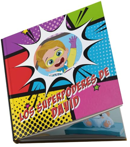 Cuento Personalizado de Superpoderes para Niños con Nombre y Avatar | Libro Infantil de Autoestima y Confianza | Tapa Dura con Foto y Dedicatoria | 3-6 Años