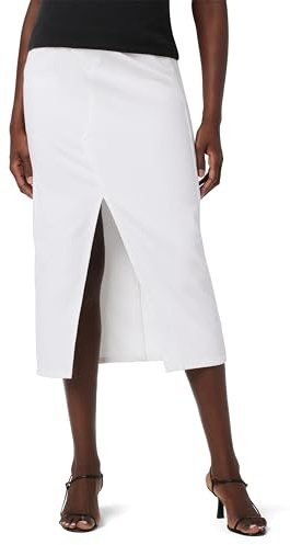 Hudson Gonna Jeans Midi con Fascia Addominale E Spacco Frontale Gonna Donna