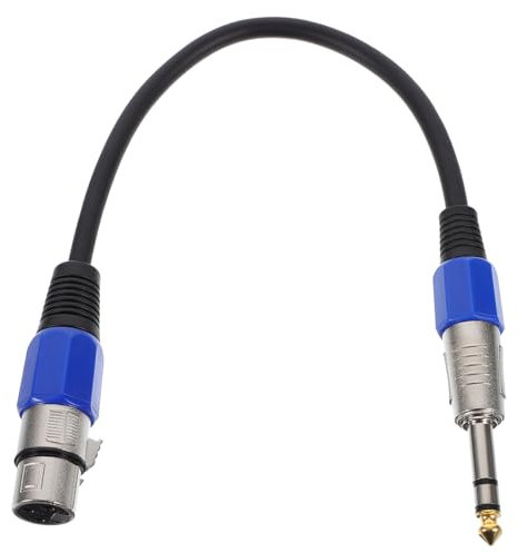 Parliky 2pcs Xlr to Stereo Adapter Cable Male to Female Audio Adapter Patch Cable Cord