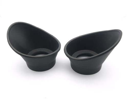 2PC Stereo Mikroskop Große Okular Wachen 34mm Durchmesser Gummi Okular Abdeckung Augenmuscheln Auge Shields