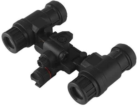 ZXLPHAZ Nachtsichtfernglas für Erwachsene, Helm AN/PVS31 Fernglas Nachtsichtbrille NVG Dummy-Modell Keine Funktion Mit grünem Licht für Jagd & Camping (BK 1)