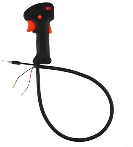 Empuñadura del acelerador y cable para mangos de desbrozadora para mejorar el control del usuario