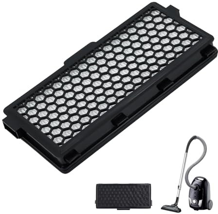 Filter Compatible with Miele Active AirClean 50 SF-AA50, Vacuum Cleaner Replacement Filter for Miele C1 C2 C3 Cat and Dog S4000 S5000 S6000 S8000 S4 S5 S6 S8 Series, for Pet Odor & Allergens