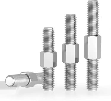 M6 M8 Doppelend-Gewindestangen – Stehbolzen aus Edelstahl 304 for vielseitige Anwendungen – 2 Stück (40 mm und 90 mm Länge)(M6x40mm)