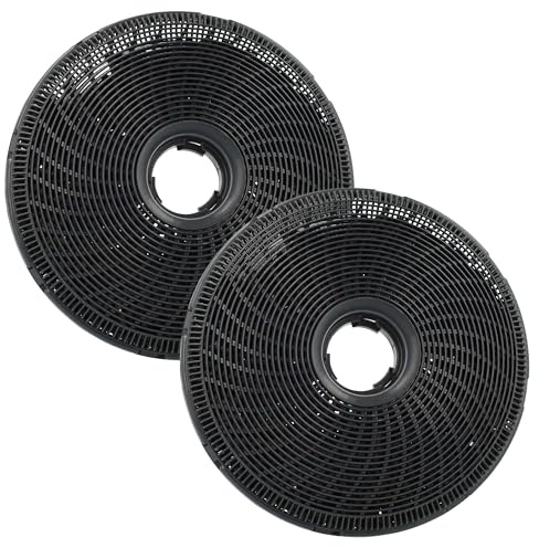 vhbw 2x Filtres à charbon actif compatible avec Glem GHP641 | GHP640IX, GHP940, GHP672, GHP640, GHF651, GHP972, GHP970, GHP940IX hotte aspirante