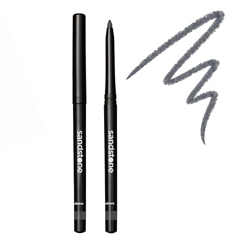 Sandstone Scandinavia Vattenfast Eyeliner för Känsliga Ögon – Allergivänlig, Parfymfri & Vegansk – Kladdfri & Långvarig (Grå)