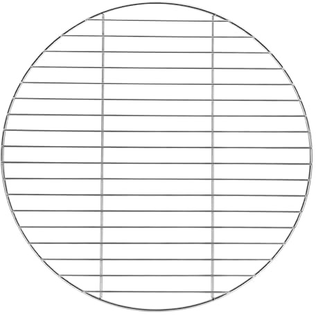 Monucep Griglia rotonda 55 cm in acciaio inox 304, griglia rotonda per barbecue a carbonella, barbecue a sfera e braciere, griglia a maglia stretta, stabile, resistente alla ruggine, facile da pulire