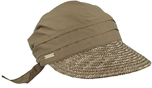 Seeberger Damen Cap 51175, Gr. one Size, Grün (0053 Oliv)