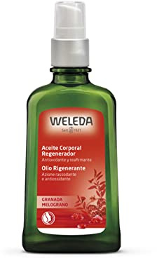 Weleda - Aceite Corporal Regenerador de Granada, Antioxidante y Reafirmante, Previene el Envejecimiento, Vegano, Apto para Todo Tipo de Pieles - 100 ml