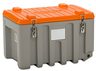 CEMO 10330 CEM Box, grau/orange, 150 L