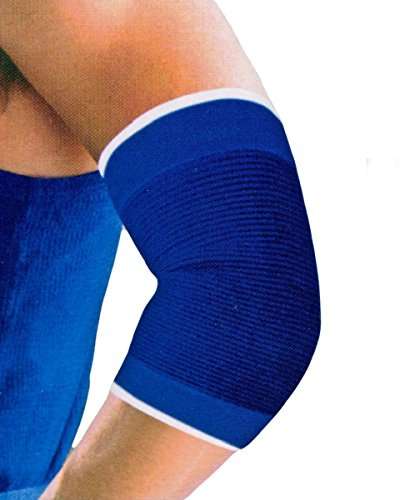 WLRAPSKY 2 x Blue Elbow Support Elastic Arthritis Bruice Injury Sleeve Bandage Brace Wrap