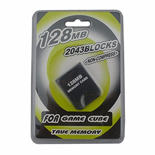 Link-e - Carte Memoire Haute Capacité 128mb Compatible avec la Console Nintendo Gamecube