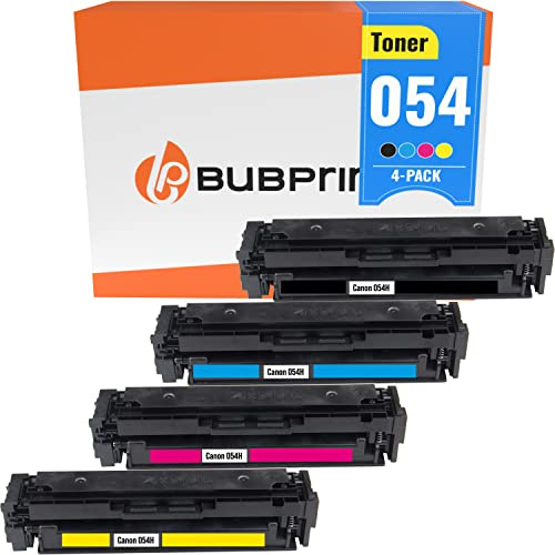 Bubprint 4 Toner kompatibel als Ersatz für Canon 054 054H 054 H i-Sensys LBP-621Cw LBP-623Cdw LBP-640C MF640C MF641Cn MF641Cw MF642Cdw MF643Cdw MF644Cdw MF645Cx