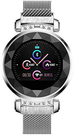 HPYHPY Bracciale Fitness Intelligente Calorie frequenza cardiaca Pressione del Sonno Sonno Monitor Impermeabile Signore Fashion Bracelet Orologio Dispositivo indossabile