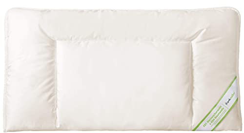 franknatur Bauchschläferkissen Kopfkissen Baumwolle kbT KBA Kissen 40x80 waschbar