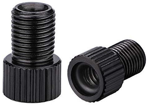 Bike Presta Valve Adapter tire Inflatable Valve Adaptor Aluminum-Convert Presta Valve to Schrader valves, French UK to US, Bike Inflatable Connector (5 Pack)
