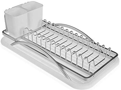 Scolapasta da Lavandino Alluminio polipropilene (19,7 x 12 x 42,5 cm)