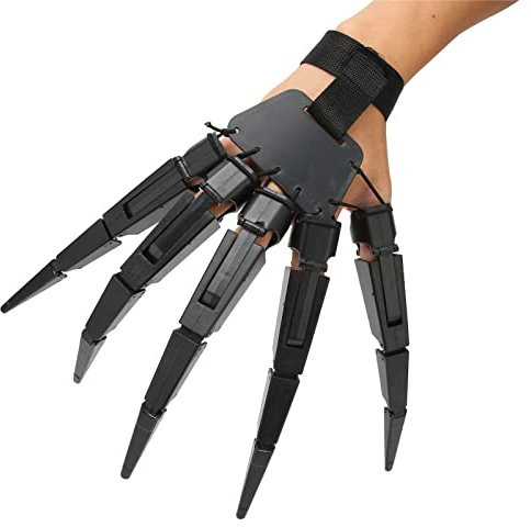 YUYTE Dita Articolate di Halloween, Estensione del Dito Indossabile Orribile Forniture per Feste Puntelli per Cosplay, Accessori per Cosplay di Halloween, Puntelli per Artigli