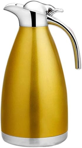 Bollitore Termico Brocca For Acqua, Vaso For Bottiglia D'acqua In Acciaio Inossidabile Bollitore Isolato Bottiglia Termica Contenitore For Acqua Domestica For Ristorante Domestico (Champagne 1. 5L Vas