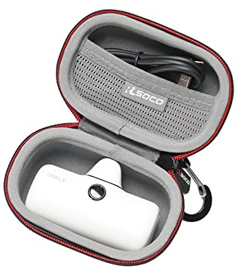 RLSOCO Custodia pour iWALK Mini Power Bank 4500mAh, Ultra Compatta Caricabatterie Batteria (Argento)